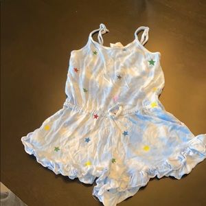 Tie dye star romper.